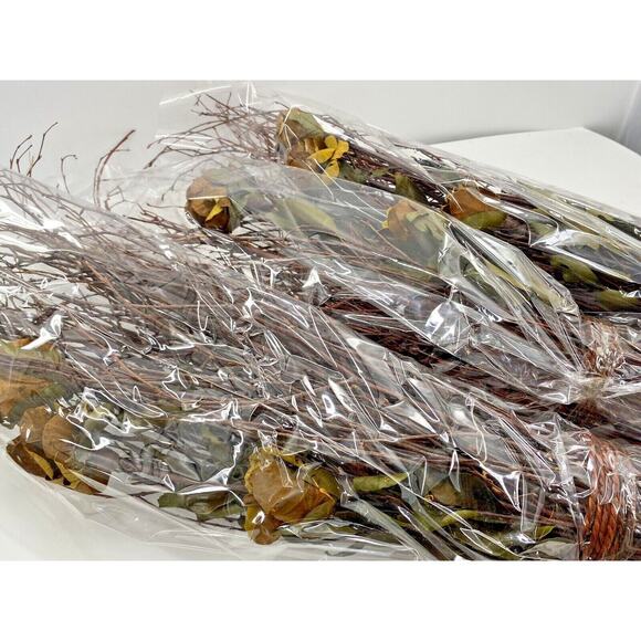 Natural Dried Flowers Long Stem Twigs Bouquet Roses Crafts Weddings Home Decor - Picture 10 of 12